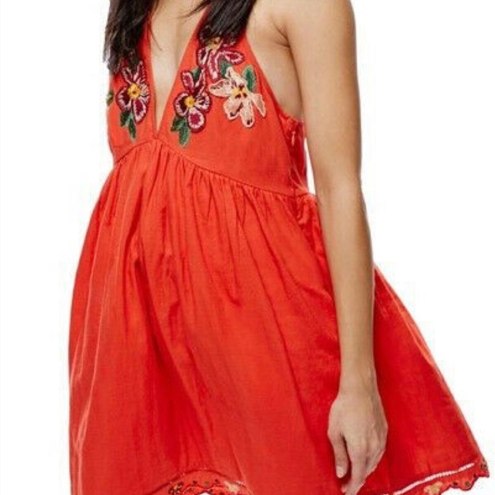 Free People Love and Flowers Mini Dress